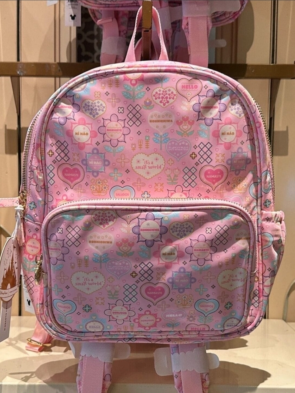 NWT New Stoney Clover It's A Small World Backpack Disney Parks Collection